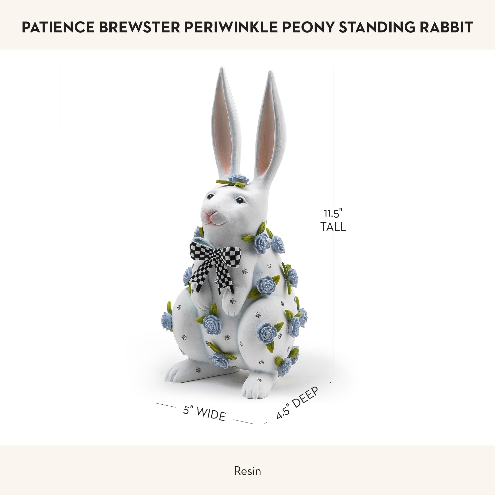 Amazon.com: MACKENZIE-CHILDS Patience Brewster Periwinkle Peony